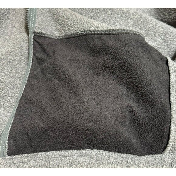 Lands End Womens Polartec Fleece Jacket Medium Gray Full-Zip - Picture 8 of 9